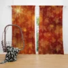 Seasonal Leaves Design Curtain