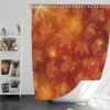 Seasonal Leaves Design Shower Curtain