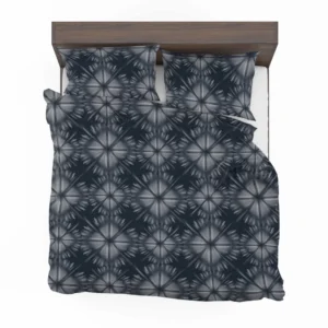 Shibori Indigo Ikat Design Bedding Set 2