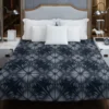 Shibori Indigo Ikat Design Duvet Cover