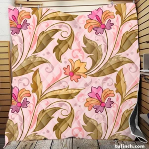 Shillington Vintage Floral Pattern Quilt Blanket