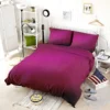 Shiny Burgundy Purple Color Bedding Set