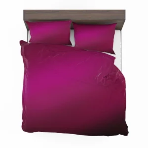 Shiny Burgundy Purple Color Bedding Set 2