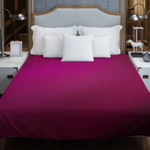 Shiny Burgundy Purple Color Duvet Cover