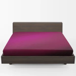 Shiny Burgundy Purple Color Fitted Sheet 1