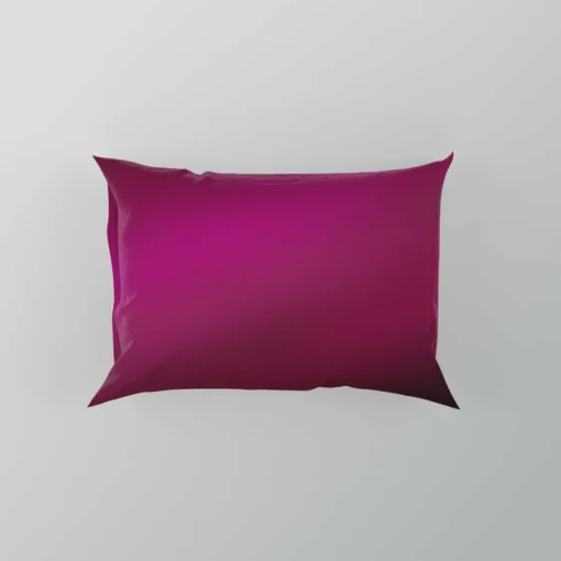 Shiny Burgundy Purple Color Pillow Case