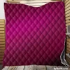 Shiny Burgundy Purple Color Quilt Blanket