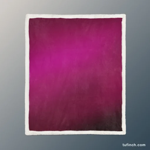 Shiny Burgundy Purple Color Sherpa Fleece Blanket 1