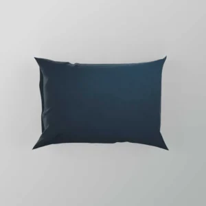 Shiny Deep Blue Color Pillow Case