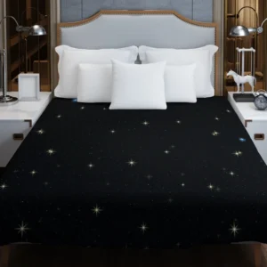 Shiny Stars Night Sky Duvet Cover