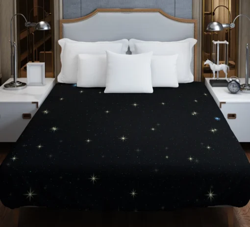 Shiny Stars Night Sky Duvet Cover