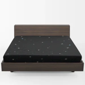 Shiny Stars Night Sky Fitted Sheet 1