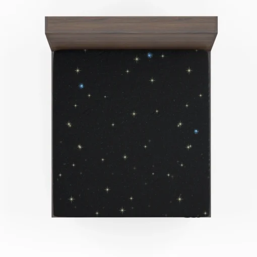 Shiny Stars Night Sky Fitted Sheet