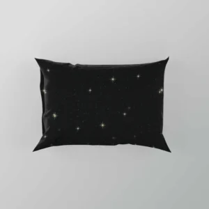 Shiny Stars Night Sky Pillow Case