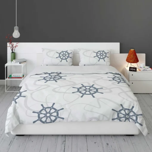 Ship Helm Pattern Bedding Set 1