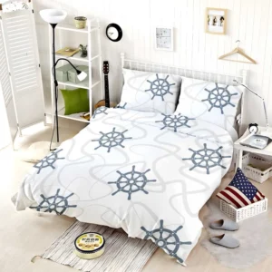 Ship Helm Pattern Bedding Set