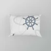 Ship Helm Pattern Pillow Case