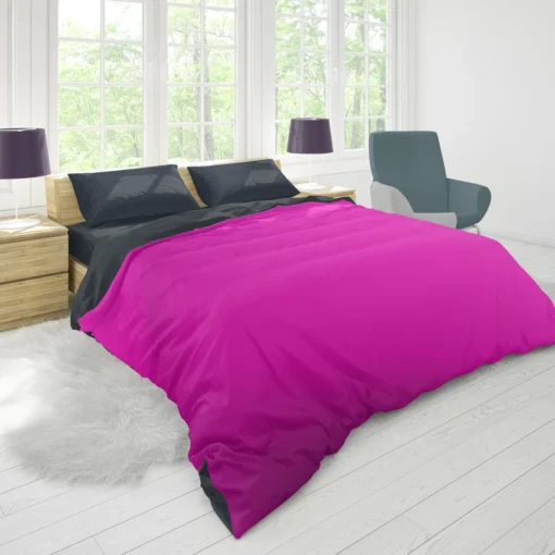 Shocking Magenta Color Duvet Cover 1