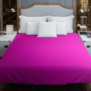 Shocking Magenta Color Duvet Cover