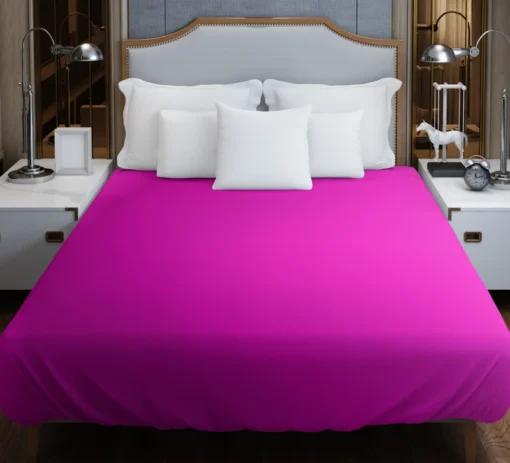 Shocking Magenta Color Duvet Cover