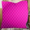 Shocking Magenta Color Quilt Blanket