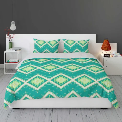 Shweshwe Diamond Ikat Design Bedding Set 1