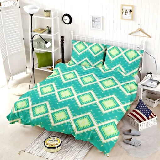 Shweshwe Diamond Ikat Design Bedding Set