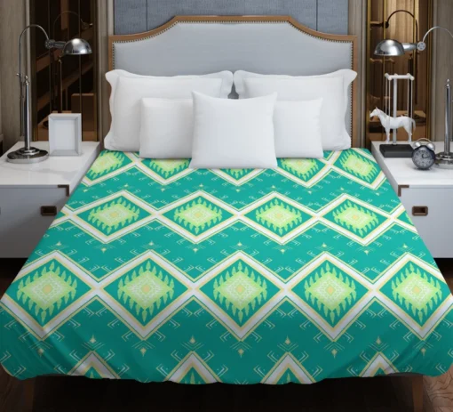 Shweshwe Diamond Ikat Design Duvet Cover