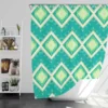 Shweshwe Diamond Ikat Design Shower Curtain