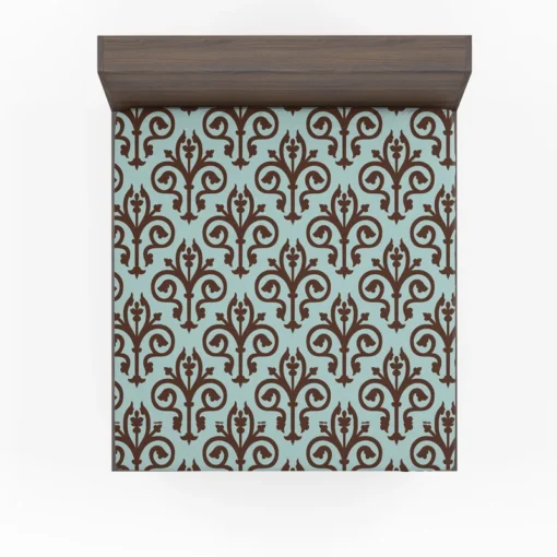 Sicilian Damask Vintage Fitted Sheet