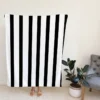 Simple Black Striped Background Pattern Fleece Blanket