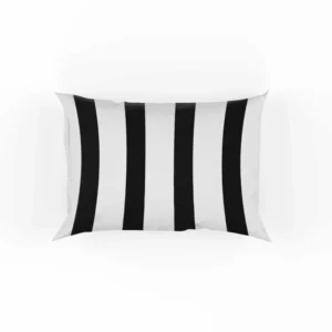 Simple Black Striped Background Pattern Pillow Case