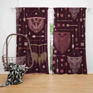 Simple Bohemian Design Curtain