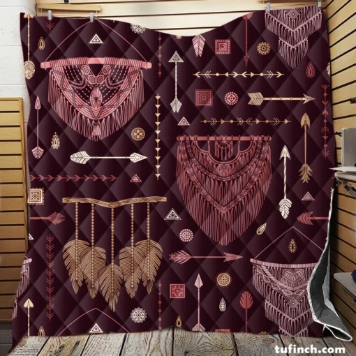 Simple Bohemian Design Quilt Blanket