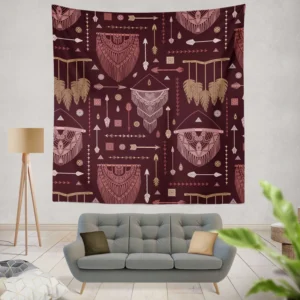 Simple Bohemian Design Wall Tapestry