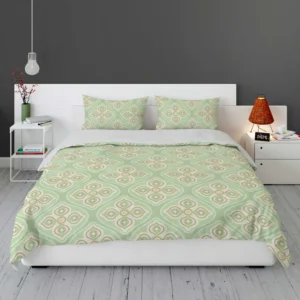 Simple Elegant Floral Ethnic Bedding Set 1