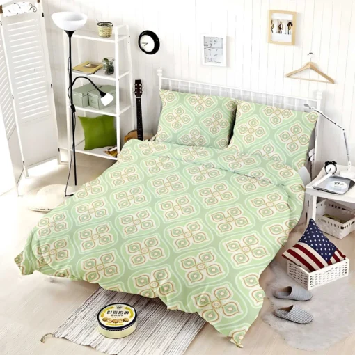 Simple Elegant Floral Ethnic Bedding Set