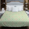 Simple Elegant Floral Ethnic Duvet Cover