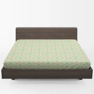 Simple Elegant Floral Ethnic Fitted Sheet 1