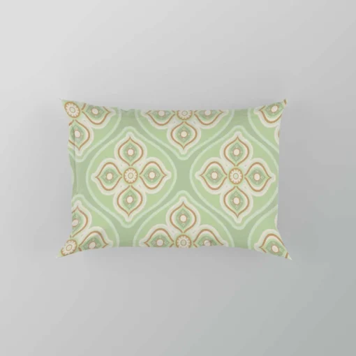 Simple Elegant Floral Ethnic Pillow Case