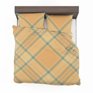 Simple Plaid Tartan Pattern Bedding Set 2