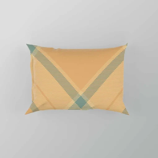 Simple Plaid Tartan Pattern Pillow Case