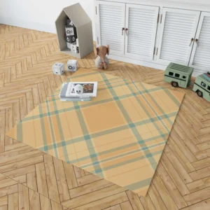 Simple Plaid Tartan Pattern Rug 1