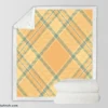 Simple Plaid Tartan Pattern Sherpa Fleece Blanket