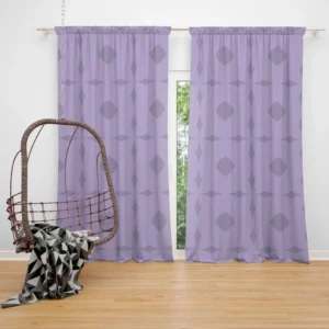 Simple Thai Geometric Pattern Curtain