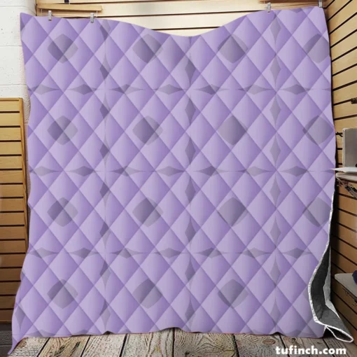 Simple Thai Geometric Pattern Quilt Blanket