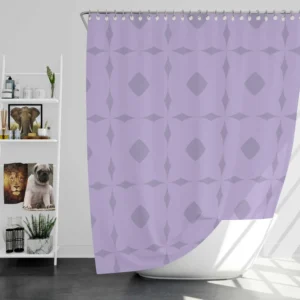 Simple Thai Geometric Pattern Shower Curtain