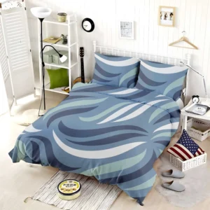 Simple Wavy Lines Pattern Bedding Set