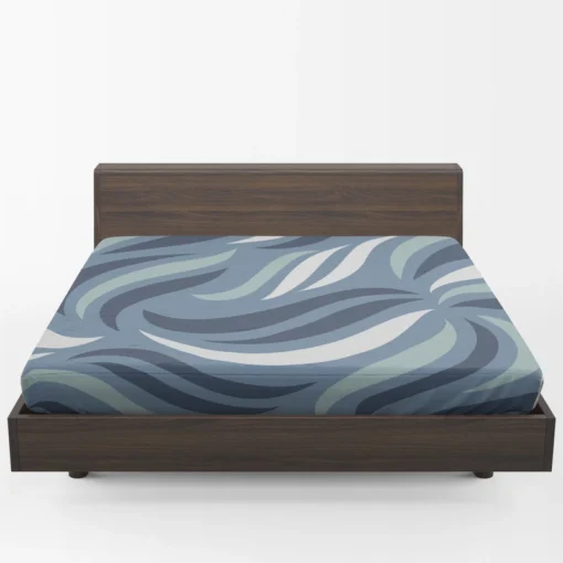 Simple Wavy Lines Pattern Fitted Sheet 1