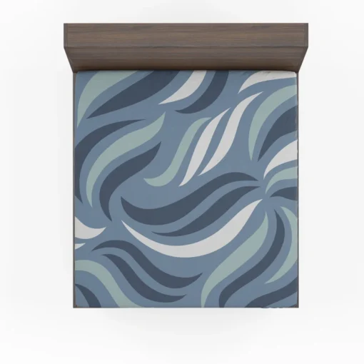 Simple Wavy Lines Pattern Fitted Sheet